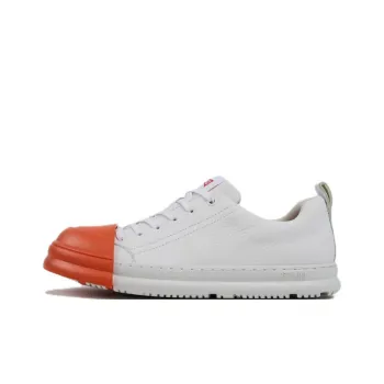 CAMPER Junction Slip Resistant Low Top Skateboard Shoes Women's White Orange