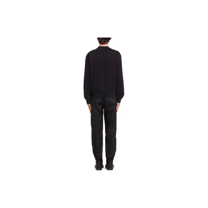 PRADA Sweatshirts Men Black-3