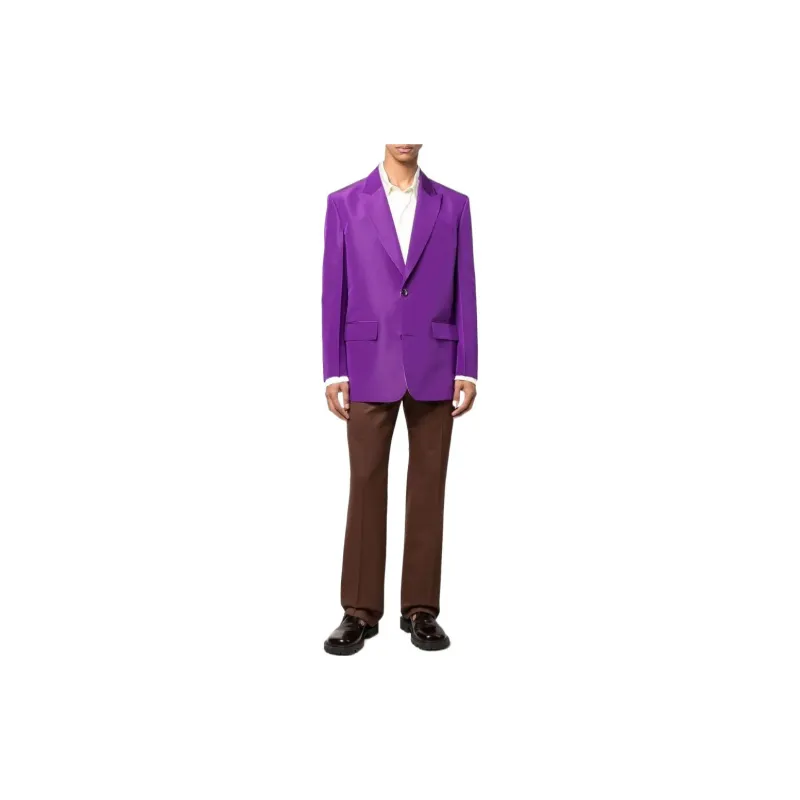 Valentino Business Suits Men Purple-1
