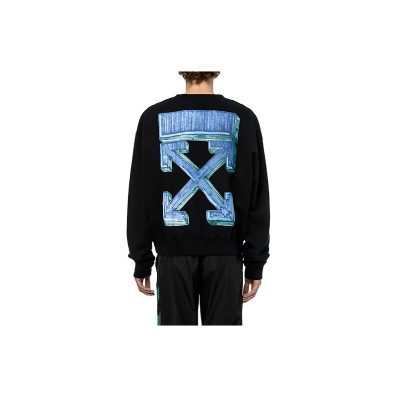 OFF WHITE Oversize Fit Marker Arrows Crewneck Sweatshirt-5