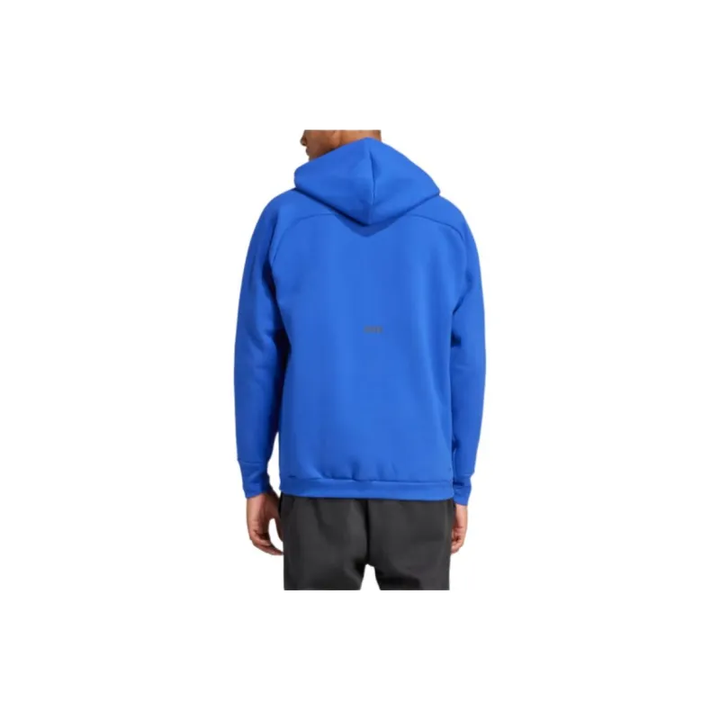 Adidas Z.N.E. Premium Full Zip Hooded Track Jacket Jackets & Coats Men's Blue-2