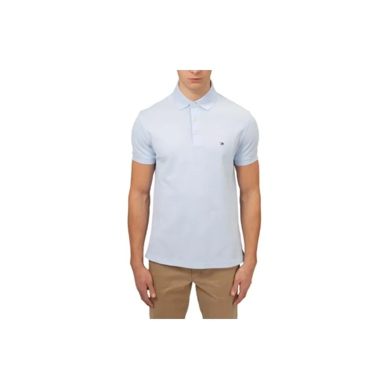 Tommy Hilfiger Polo Shirt Men's Sky Blue-3