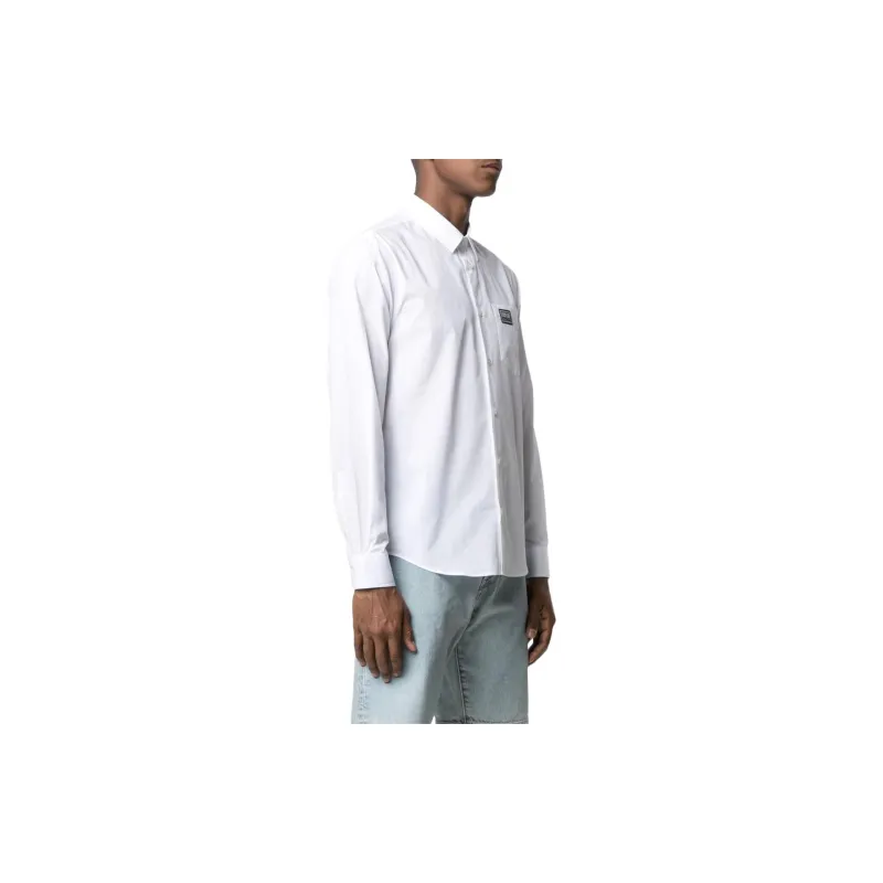 VERSACE JEANS COUTURE Shirts Men White-3
