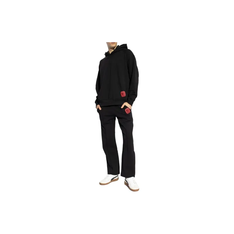 MOSCHINO Security tag Cotton Hoodie-3