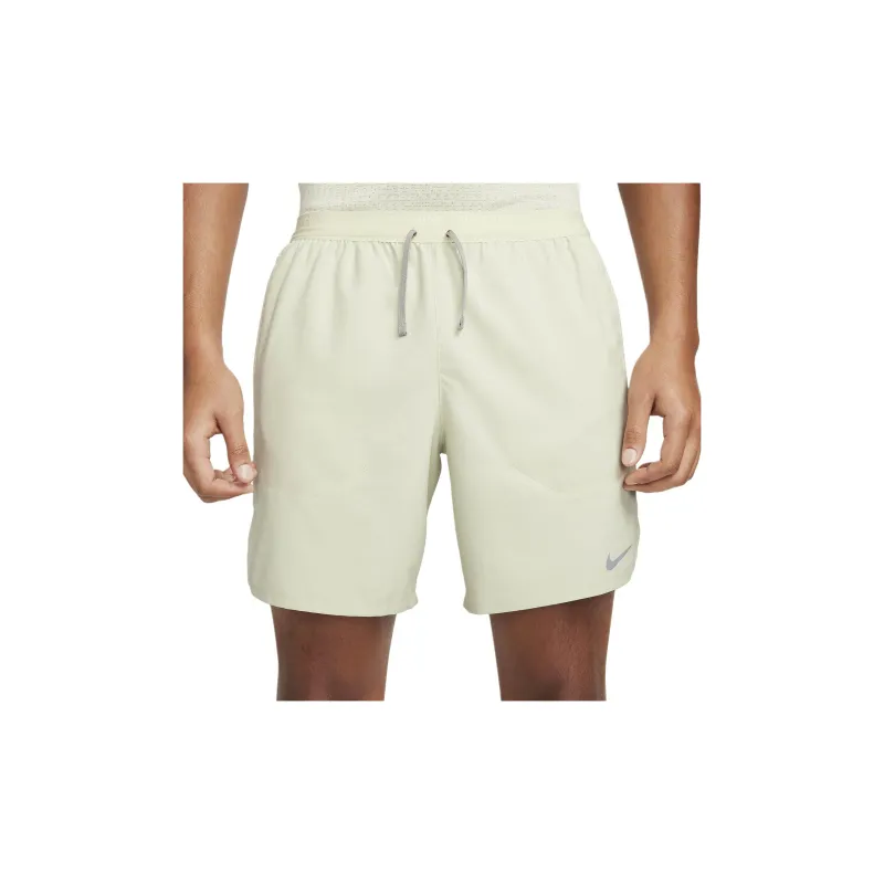 Nike Dri-FIT 7' 2-in-1 Running Shorts Sports Shorts Men's Beige Yellow-2