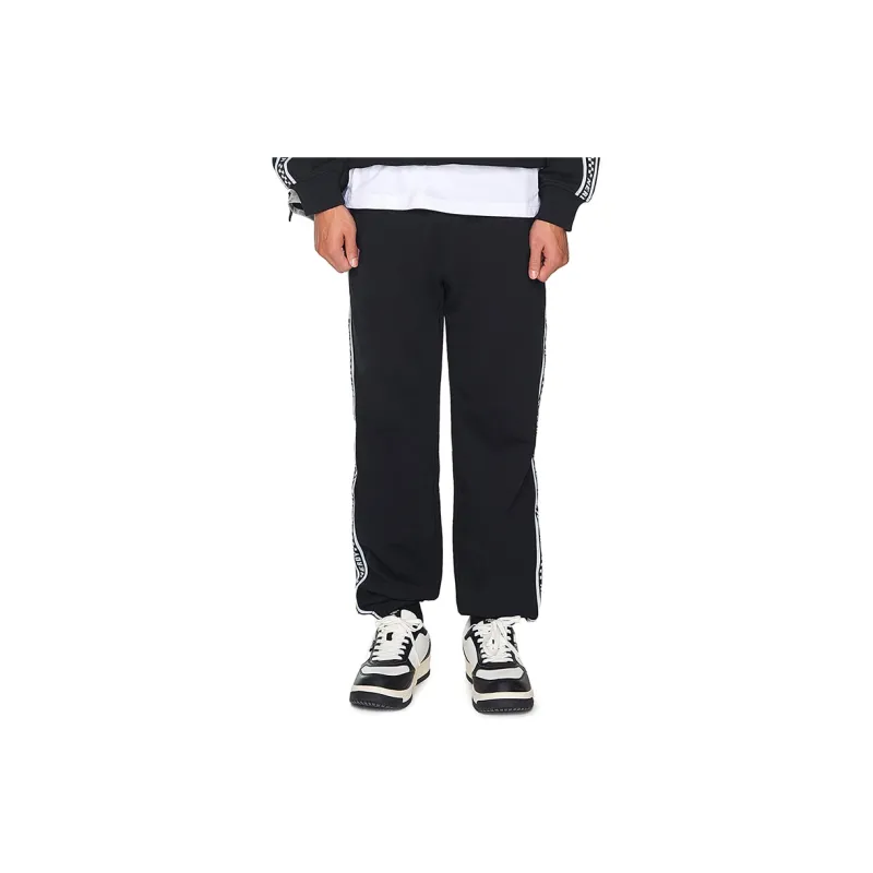 Nerdy Knitted Sweatpants Unisex Black-2