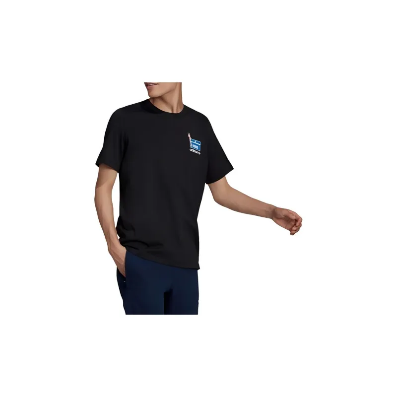 Adidas T Shirts Men Black-5