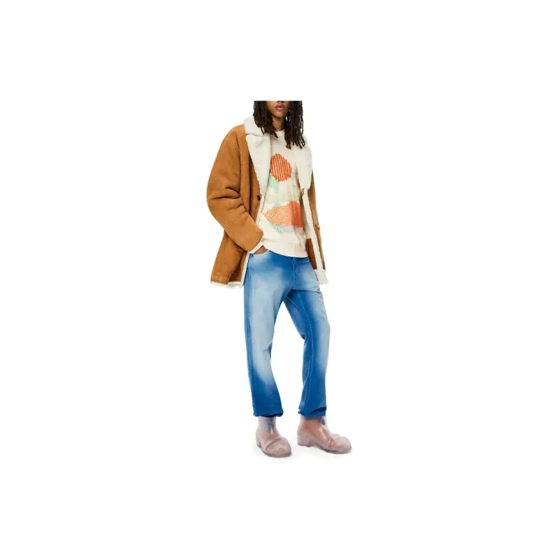 LOEWE Sunbleach Denim Trousers-1