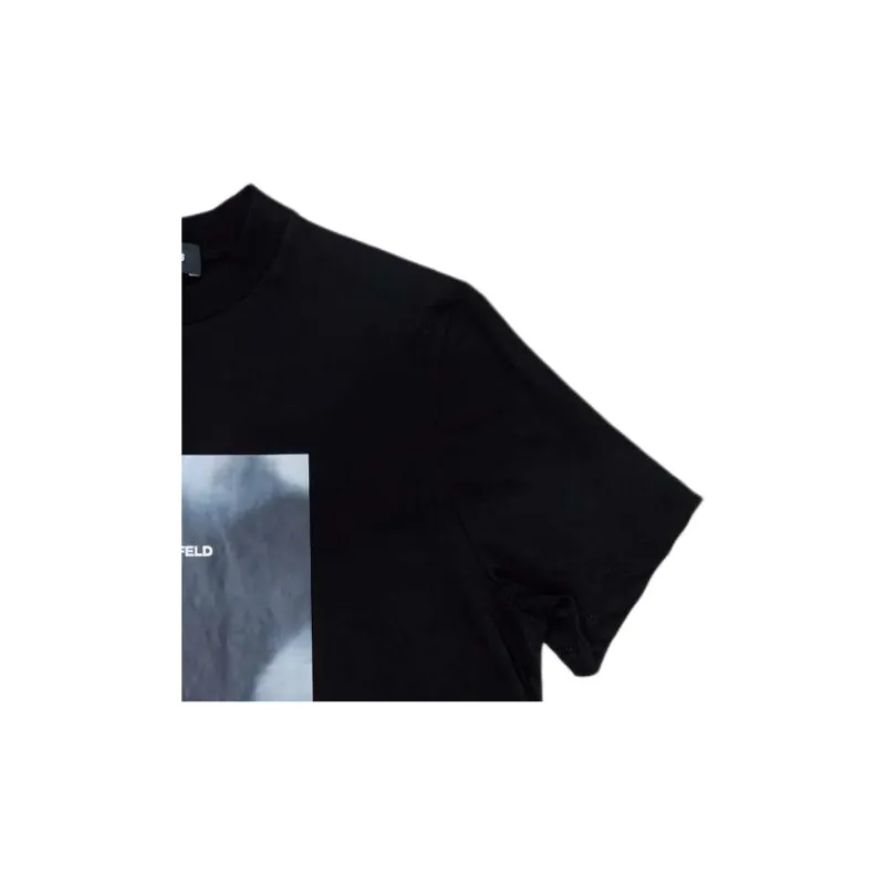 KARL LAGERFELD T Shirt Men's Black-4