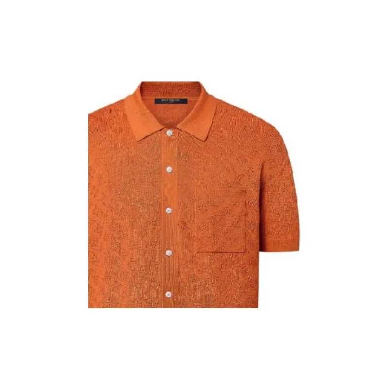 LOUIS VUITTON SS24 Shirt Men's Orange-5