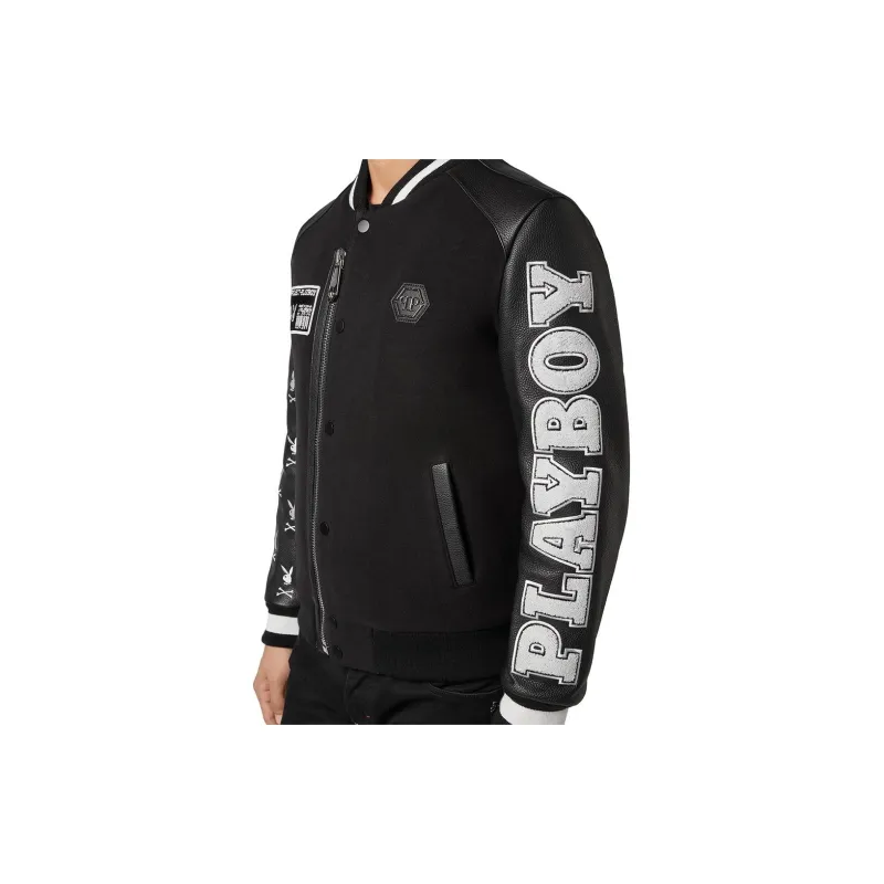 PHILIPP PLEIN FW23 Jackets Coats Men's Black-4