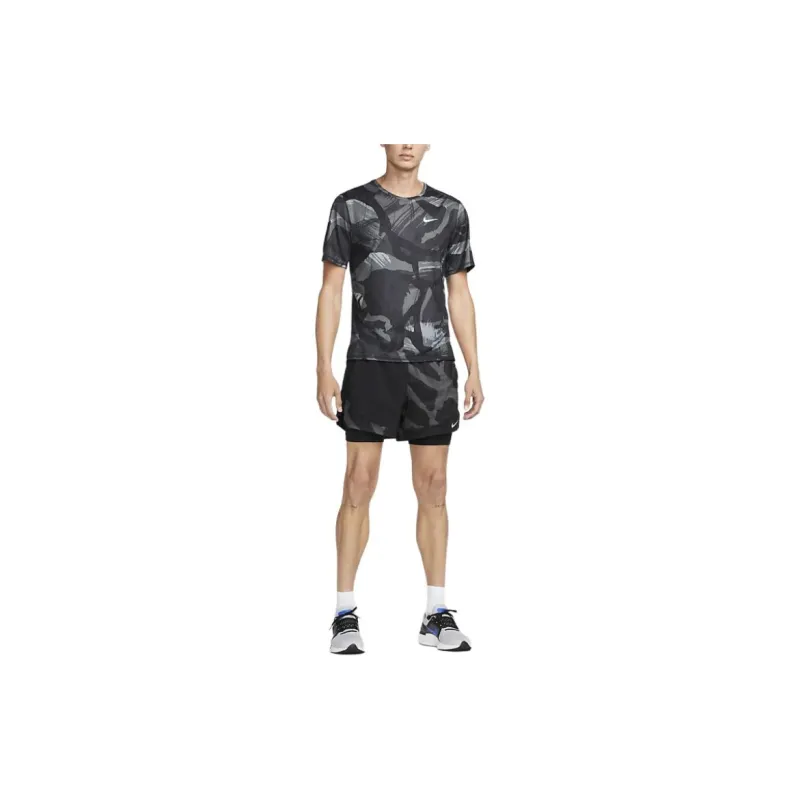 Nike T Shirts Men Black-2