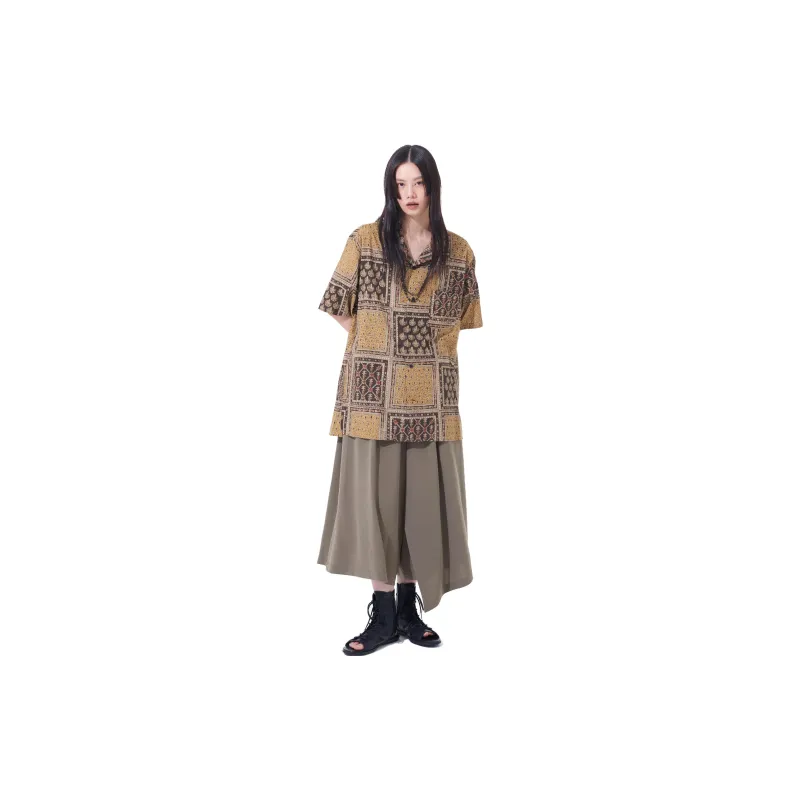 Yohji Yamamoto Shirt Unisex Light Yellow-1