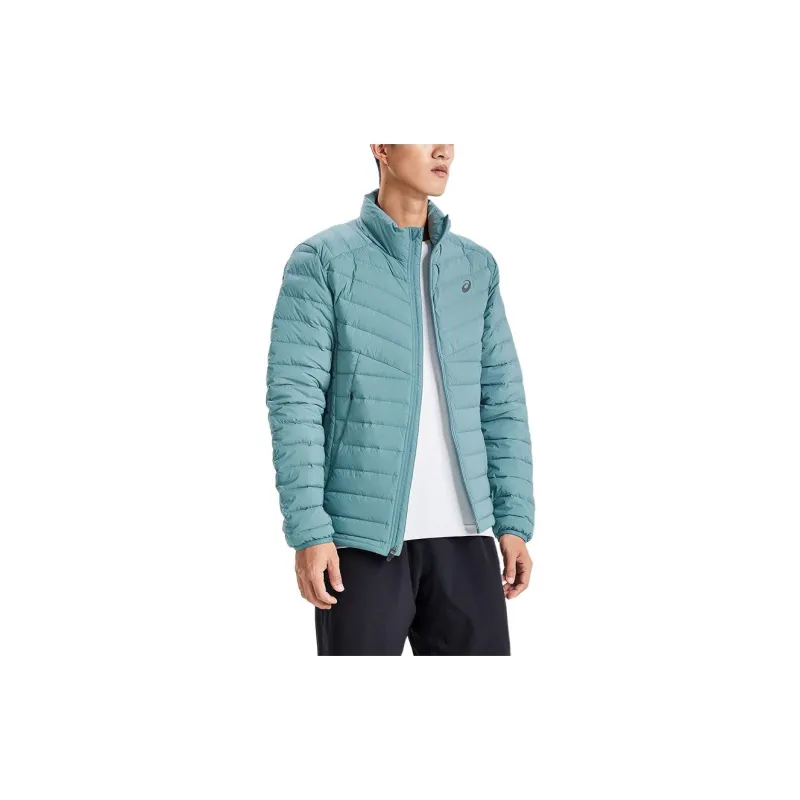 Asics Down Jacket Men's Blue Green-2