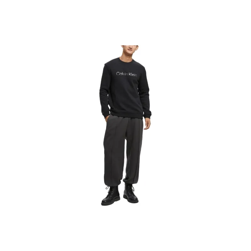 Calvin Klein Casual Pants Men Dark Gray-1