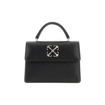 OFF-WHITE Jitney Baby Logo Plaque Shoulder Bag
