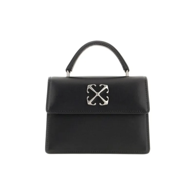 OFF-WHITE Jitney Baby Logo Plaque Shoulder Bag-0