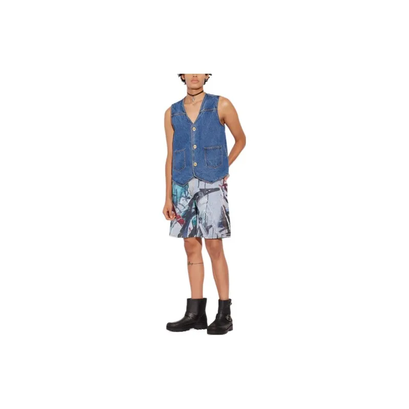 COACH Casual Shorts Men Light Blue-1