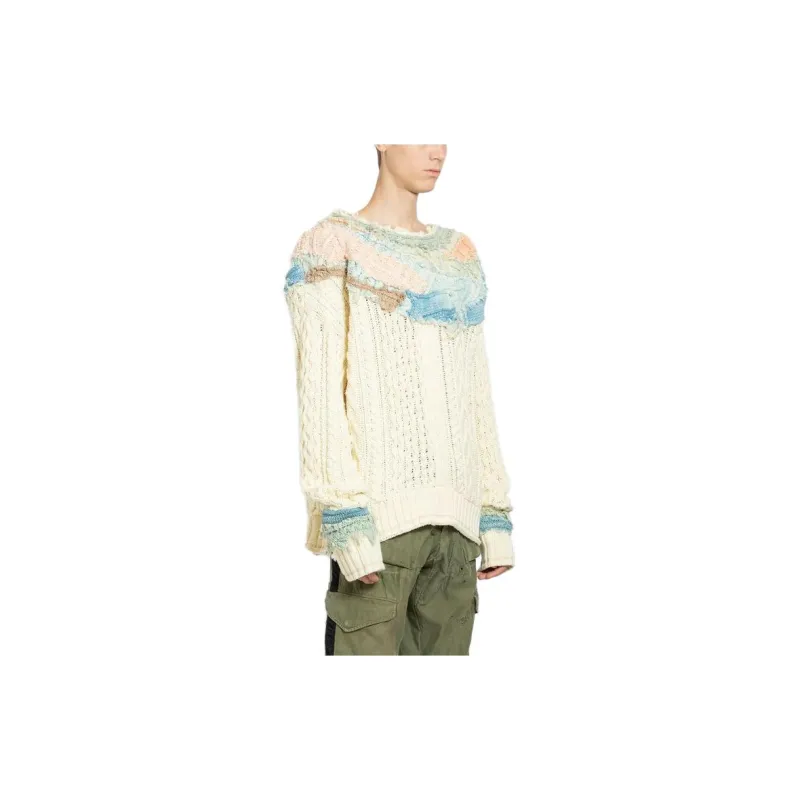 GREG LAUREN Knitwear Men Beige-3