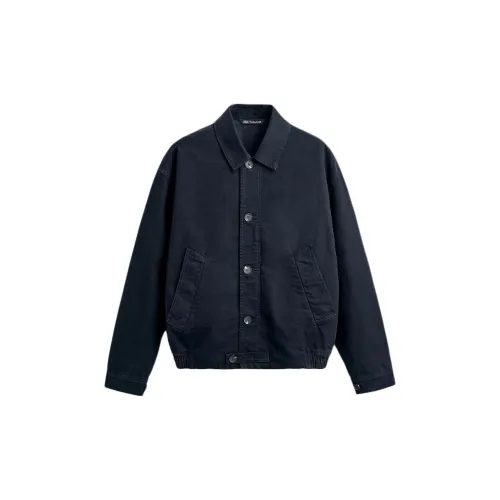 ZARA Jackets Men Sea Blue