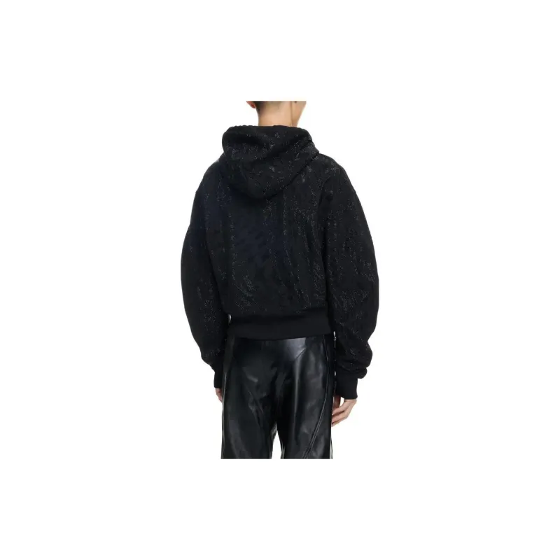 H&M Rhinestone Embellished Hoodie Mens-2