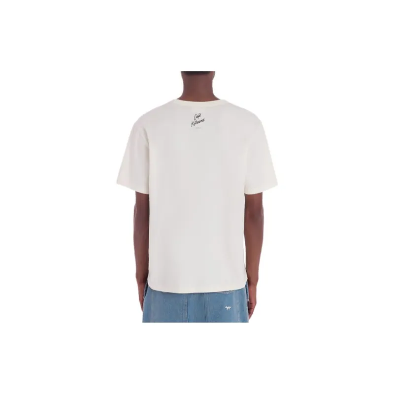 Maison Kitsune T Shirt Unisex Beige-3