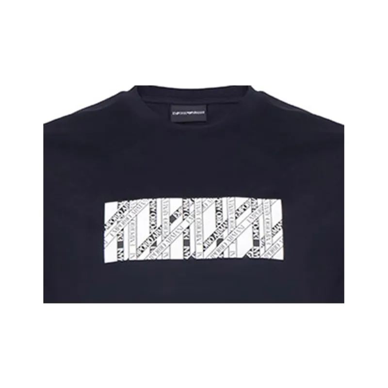EMPORIO ARMANI T Shirts Men Dark Blue-2