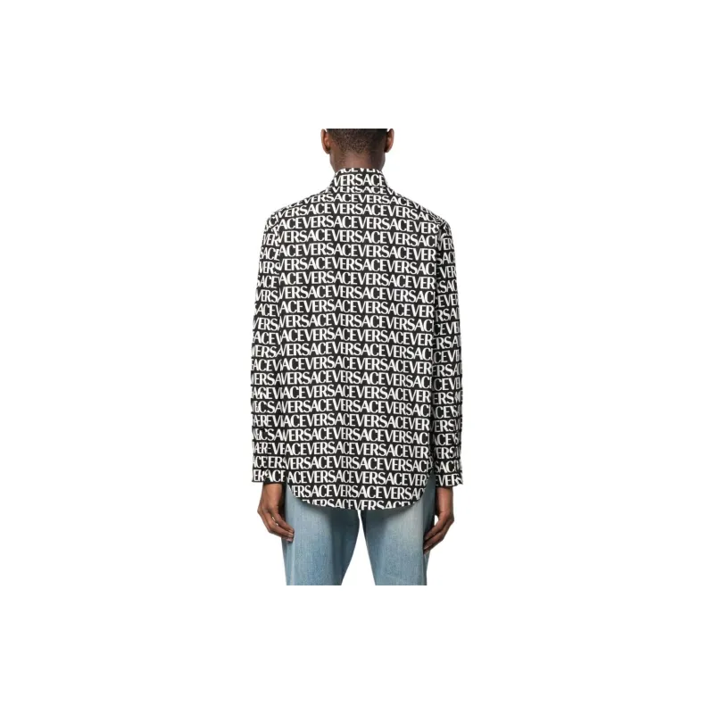 VERSACE Shirts Men Black-3