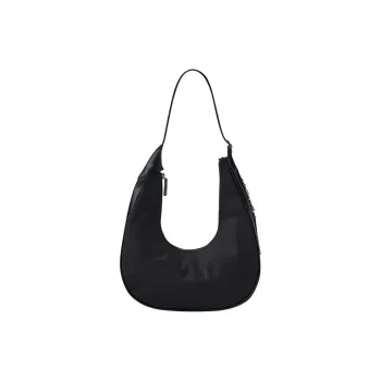 NERDY Polyamide Crescent Moon Bag Shoulder Bag Regular Women's Black/Cream