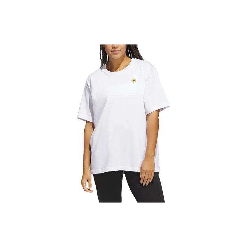Adidas T Shirts Unisex White-4