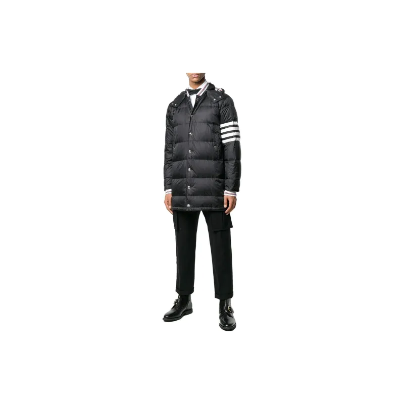 THOM BROWNE 4 Bar Padded Coat-1