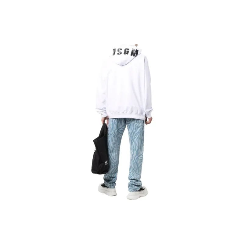 MSGM Logo Print Hoodie-1