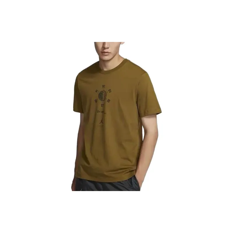 Jordan T Shirt Men's Olive Green-1