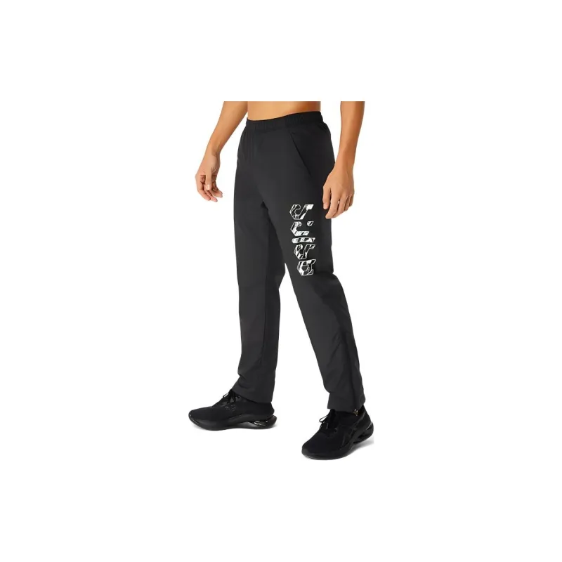 Asics Hex Graphic Lining Tricot Windbreaker Pant Casual Pants Men's Performance Black-3