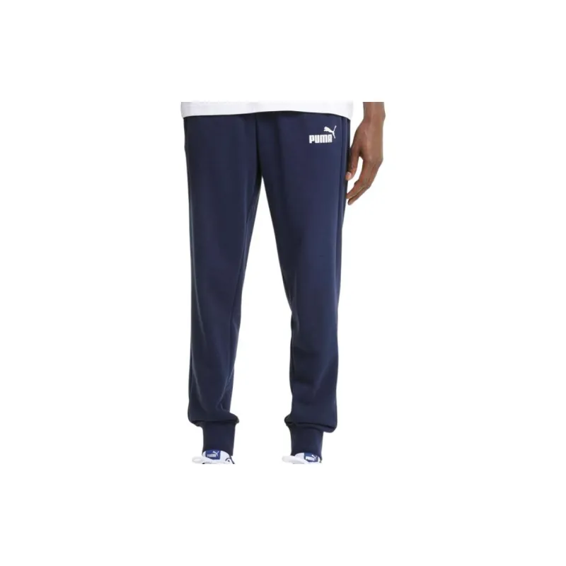 PUMA ESS Knitted Sweatpants Men Navy Blue-5