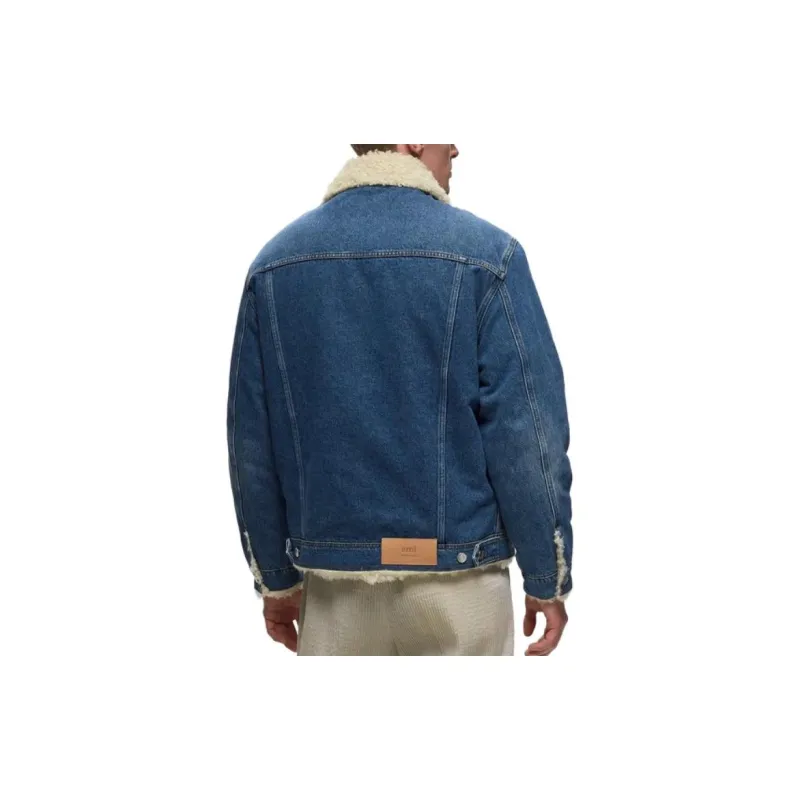 AMIPARIS Trucker Lined Jacket-2