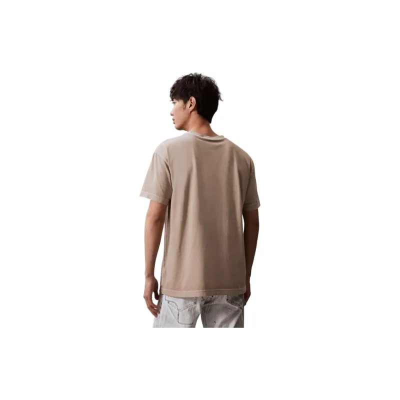 CALVIN KLEIN T Shirt Men's Honey Tea Brown-2