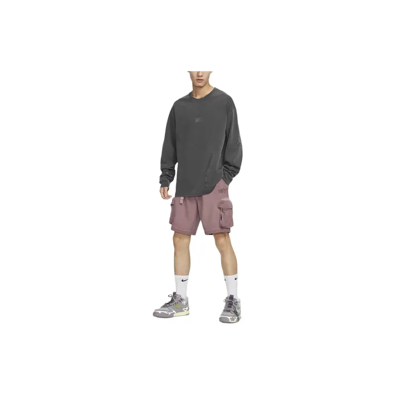 Nike Sportswear Casual Shorts Men's Smoky Purple Red-2