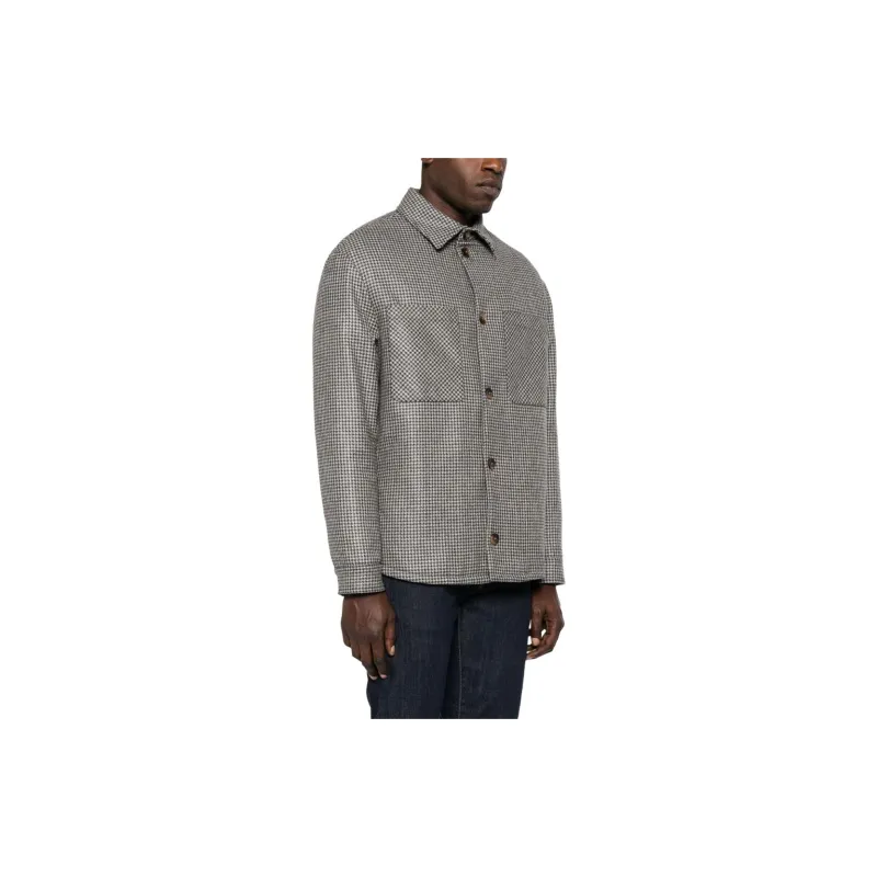 Canali Tweed Shirt Jacket-3