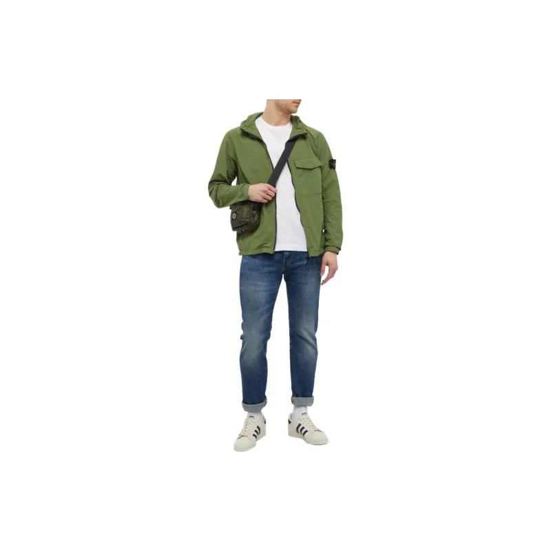 STONE ISLAND Jackets Men Olive Green-1