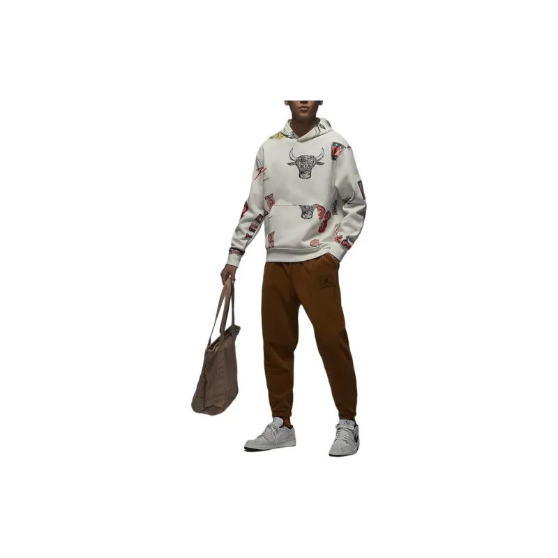 Jordan Brooklyn Sweatshirt Men's Sail White-2