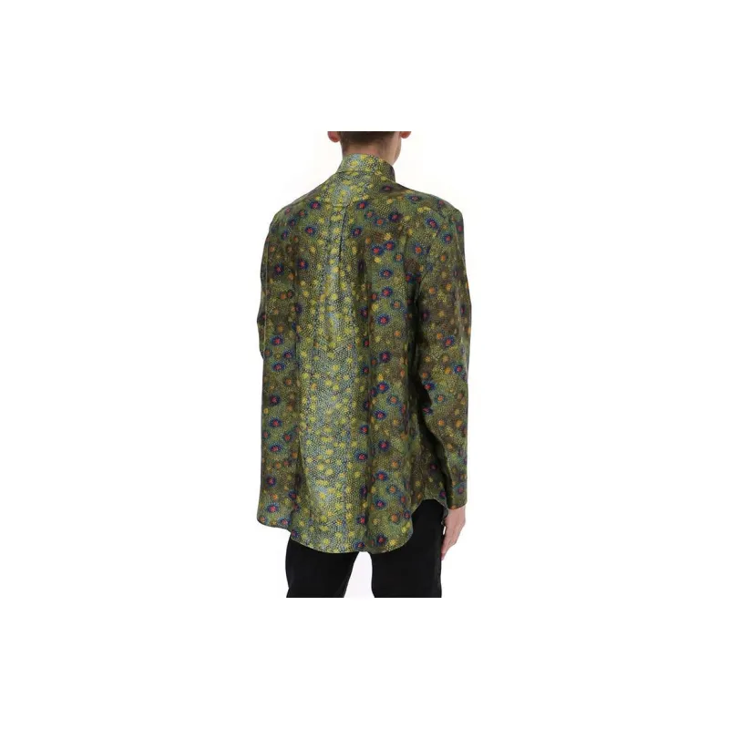 Burberry Shirt Men's Olive Green-2