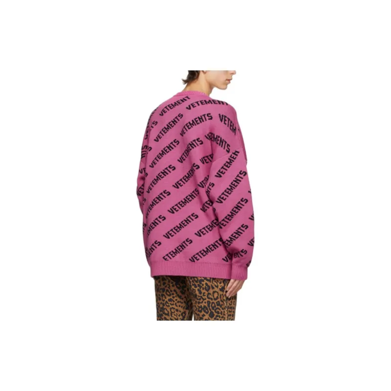 Vetements Sweaters Unisex Pink-5