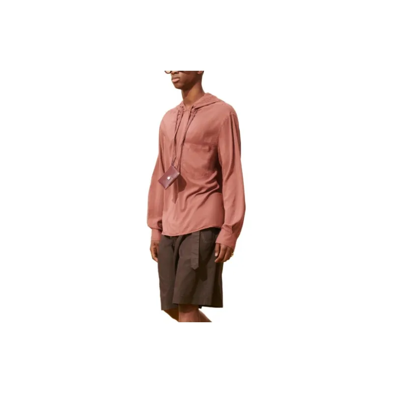 ZARA Polo Shirt Men's Overripe Plum Color-3