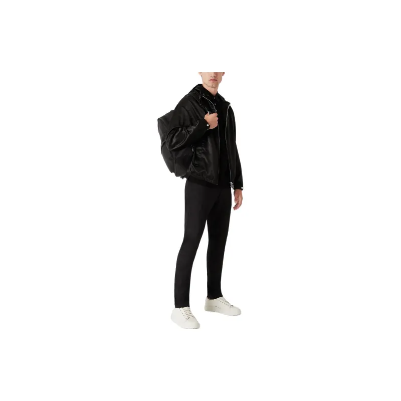 EMPORIO ARMANI FW22 Jackets Coats Men's Black-1