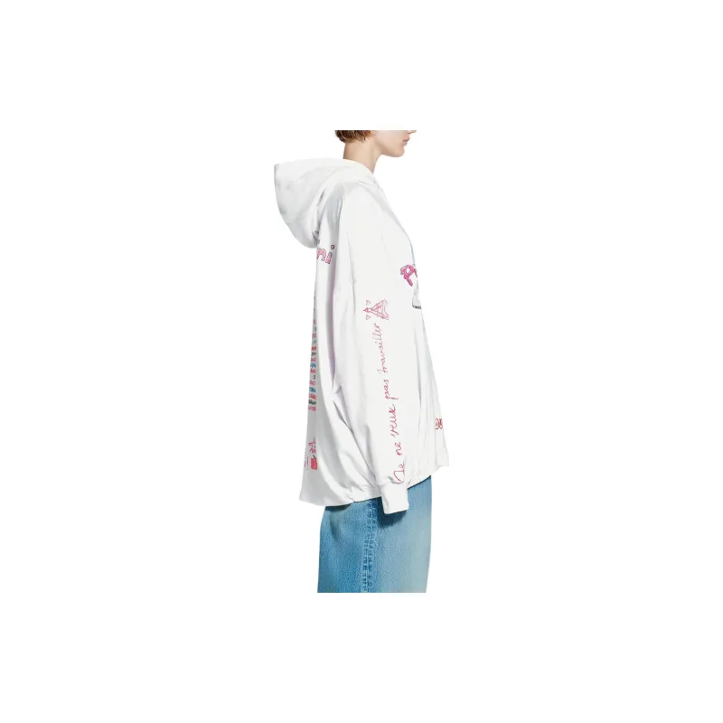 Balenciaga Elastic Hem Hoodie-6