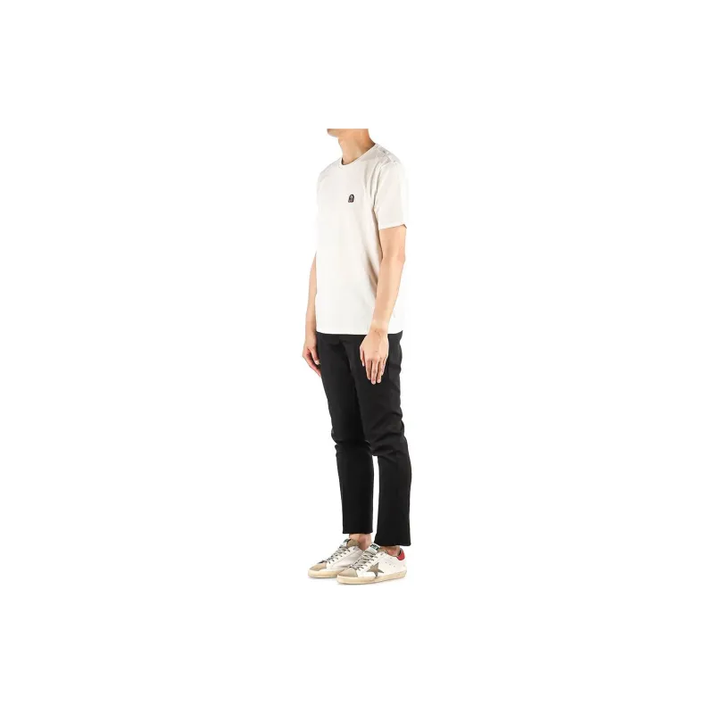 PARAJUMPERS Logo Patch Crewneck T Shirt-4