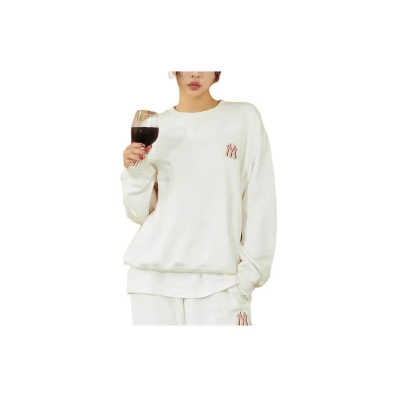 MLB Sweatshirts Unisex Cream-3