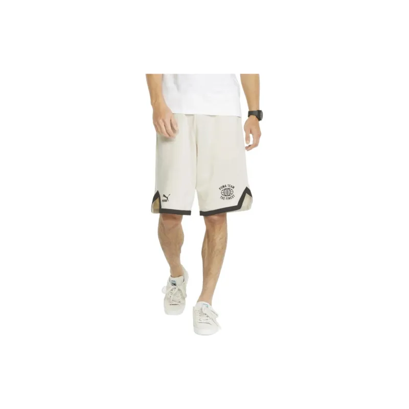 PUMA 8 Pt Logo Team Shorts Casual Shorts Men's White-2