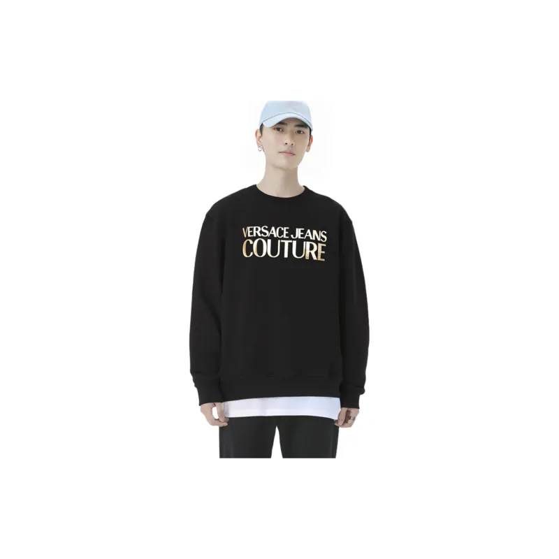 VERSACE JEANS COUTURE Sweatshirts Men Black-4